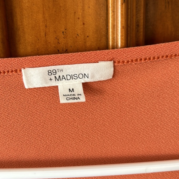 Tangerine cold sleeves top - Picture 3 of 4